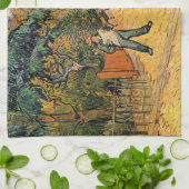 Vincent van Gogh - Eingang zum Public Park, Arles Geschirrtuch (Gefaltet)