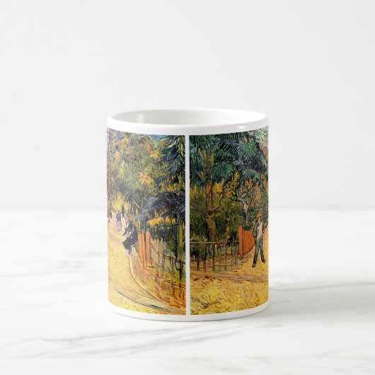 Vincent van Gogh - Eingang zum Public Park, Arles Kaffeetasse (Mittel)