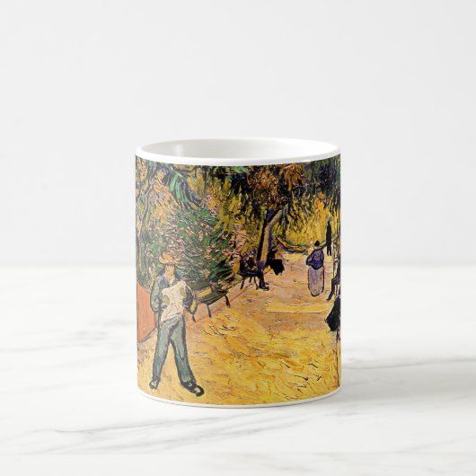 Vincent van Gogh - Eingang zum Public Park, Arles Kaffeetasse (Mittel)