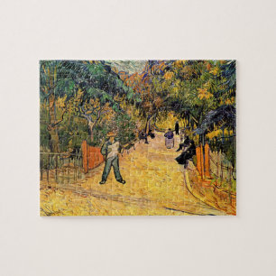 Vincent van Gogh - Eingang zum Public Park, Arles Puzzle