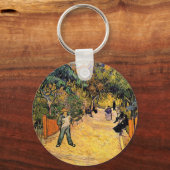 Vincent van Gogh - Eingang zum Public Park, Arles Schlüsselanhänger (Vorderseite)