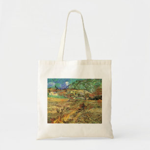 Vincent van Gogh - Eingefriedetes Weizenfeld mit B Tragetasche