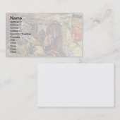 Vincent Van Gogh - Eintritt in einen Steinbruch de Visitenkarte (Vorne/Hinten)
