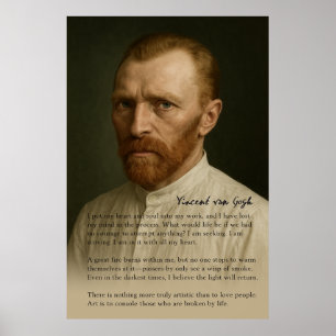 Vincent van Gogh - emotionale Hommage Poster