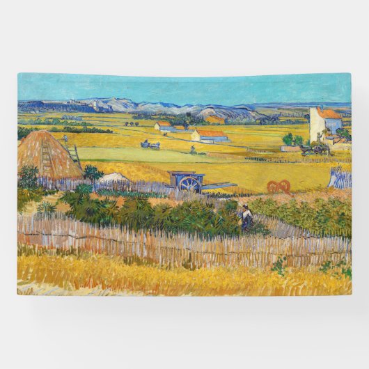 Vincent van Gogh - Ernte bei La Crau Banner (Horizontal)