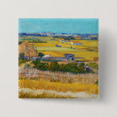 Vincent van Gogh - Ernte bei La Crau Button (Vorderseite)