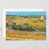 Vincent van Gogh - Ernte bei La Crau Einladung (Vorne/Hinten)