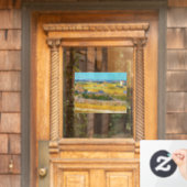 Vincent van Gogh - Ernte bei La Crau Fensteraufkleber (Haustür)