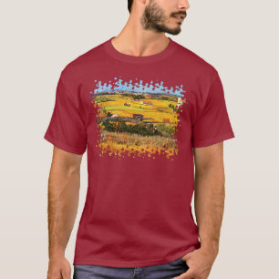 Vincent Van Gogh: Ernte bei La Crau Fine Art T-Shirt