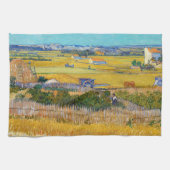 Vincent van Gogh - Ernte bei La Crau Geschirrtuch (Horizontal)