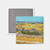 Vincent van Gogh - Ernte bei La Crau Magnet (Vorderseite/Rückseite)