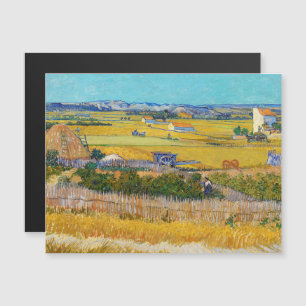 Vincent van Gogh - Ernte bei La Crau Magnetkarte