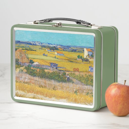 Vincent van Gogh - Ernte bei La Crau Metall Brotdose (Beispiel)