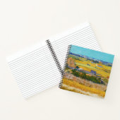 Vincent van Gogh - Ernte bei La Crau Notizblock (Innenseite)