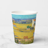 Vincent van Gogh - Ernte bei La Crau Pappbecher (Rückseite)