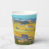 Vincent van Gogh - Ernte bei La Crau Pappbecher (Links)