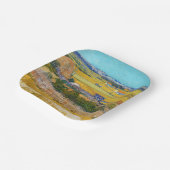 Vincent van Gogh - Ernte bei La Crau Pappteller (Gewinkelt)