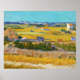 Vincent van Gogh - Ernte bei La Crau Poster