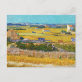 Vincent van Gogh - Ernte bei La Crau Postkarte (Vorderseite)