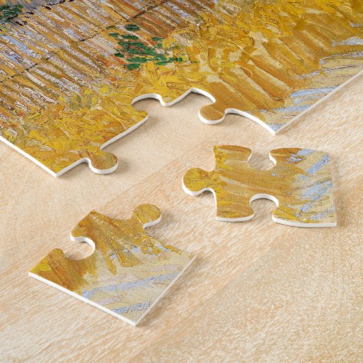 Vincent van Gogh - Ernte bei La Crau Puzzle (Seite)