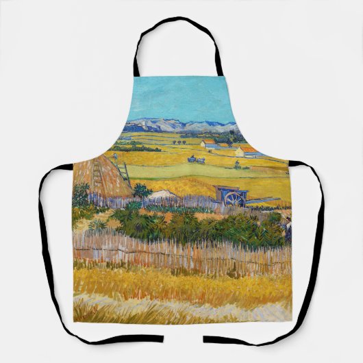 Vincent van Gogh - Ernte bei La Crau Schürze (Vorderseite)
