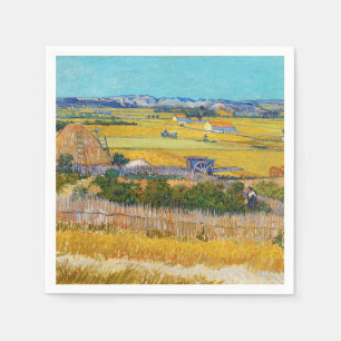 Vincent van Gogh - Ernte bei La Crau Serviette