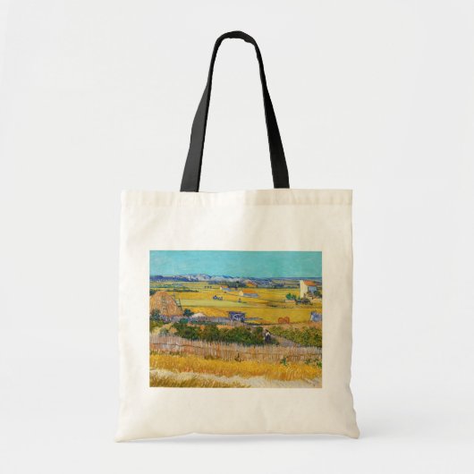 Vincent van Gogh - Ernte bei La Crau Tragetasche (Vorne)