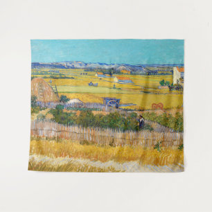 Vincent van Gogh - Ernte bei La Crau Wandteppich