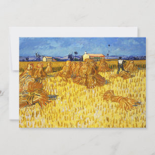 Vincent van Gogh - Ernte in der Provence Einladung