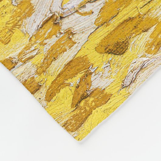 Vincent van Gogh - Ernte in der Provence Fleecedecke (Ecke)