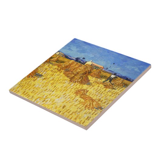 Vincent van Gogh - Ernte in der Provence Fliese (Seite)