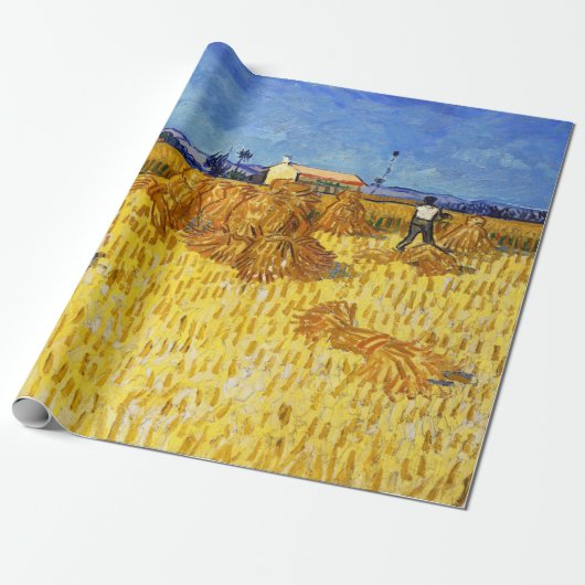 Vincent van Gogh - Ernte in der Provence Geschenkpapier (Ungerollt)
