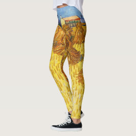 Vincent van Gogh - Ernte in der Provence Leggings