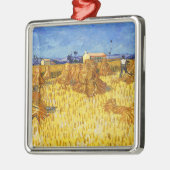 Vincent van Gogh - Ernte in der Provence Ornament Aus Metall (Links)