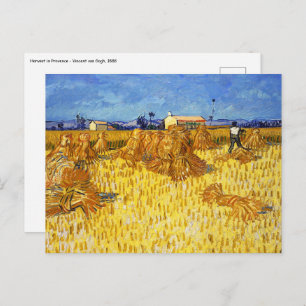 Vincent van Gogh - Ernte in der Provence Postkarte