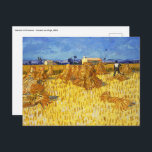Vincent van Gogh - Ernte in der Provence Postkarte<br><div class="desc">Ernte in der Provence - Vincent van Gogh,  1888</div>