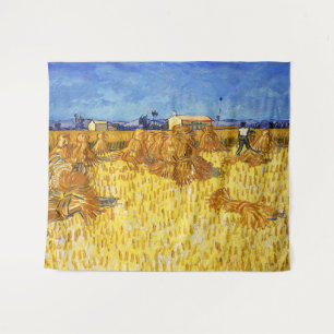 Vincent van Gogh - Ernte in der Provence Wandteppich
