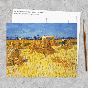Vincent van Gogh - Ernte in Provence Postkarte