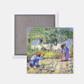 Vincent Van Gogh - Erste Schritte - Kunst des Vate Magnet (Vorderseite/Rückseite)