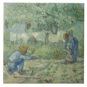 Vincent van Gogh - Erste Schritte nach Millet Fliese