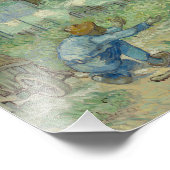 Vincent van Gogh - Erste Schritte nach Millet Fotodruck (Ecke)