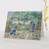 Vincent Van Gogh - Erste Schritte nach Millet Karte (Gelbe Blume)