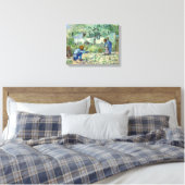 Vincent van Gogh Erste Schritte nach Millet Leinwanddruck (Insitu (Schlafzimmer))