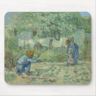 Vincent van Gogh - Erste Schritte nach Millet Mousepad