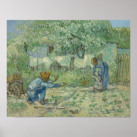 Vincent van Gogh - Erste Schritte nach Millet Poster (Vorne)