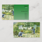 Vincent van Gogh, Erste Schritte Visitenkarte (Vorne/Hinten)