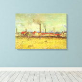 Vincent van Gogh - Fabriken in Asnieres Leinwanddruck (Insitu (Holzboden))