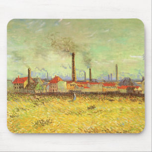 Vincent van Gogh - Fabriken in Asnieres Mousepad