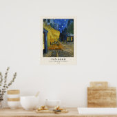 Vincent Van Gogh Famous Café Terrasse am Abend Poster (Küche)