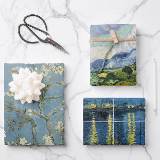 Vincent Van Gogh Famous Paintings Geschenkpapier Set